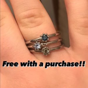 Three Ring Set Size 8 - Free with a Purchase!